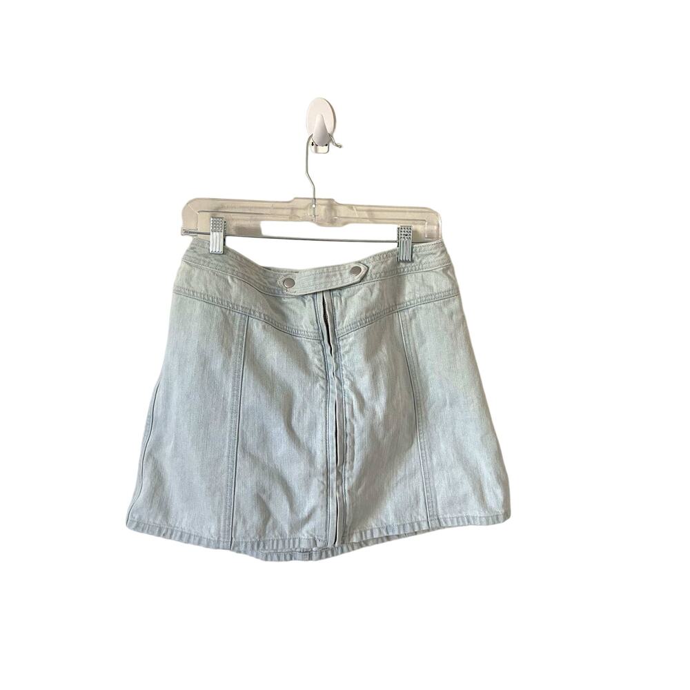 Abercrombie & Fitch Light Blue Denim Mini Skirt